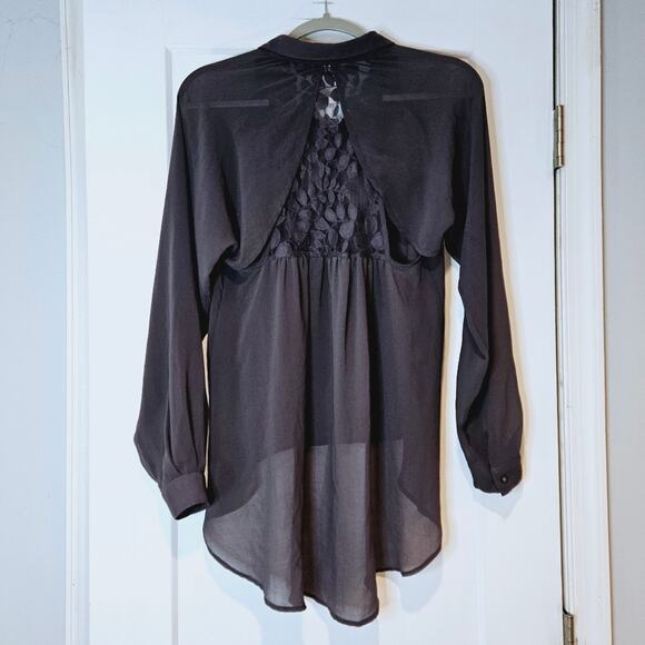 Patterson J. Kincaid Lace Back High Low Top - Picture 2 of 5